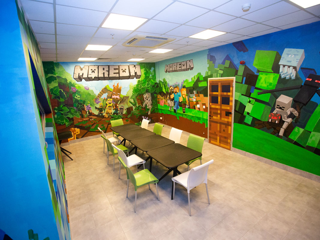 Банкетная комната Майнкрафт, аквапарк — банкетный зал Многофункциональный комплекс Мореон, фото