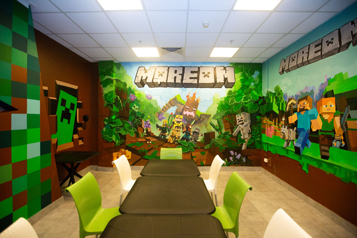 Банкетная комната Майнкрафт, аквапарк — фото 4