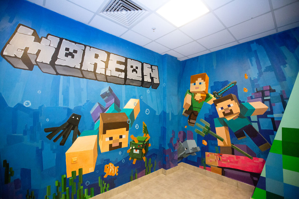 Банкетная комната Майнкрафт, аквапарк — фото 5