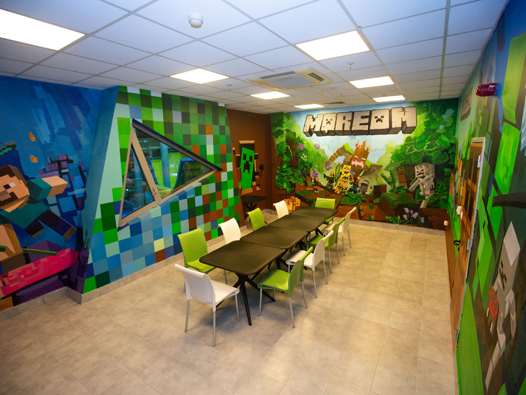 Банкетная комната Майнкрафт, аквапарк — фото 9