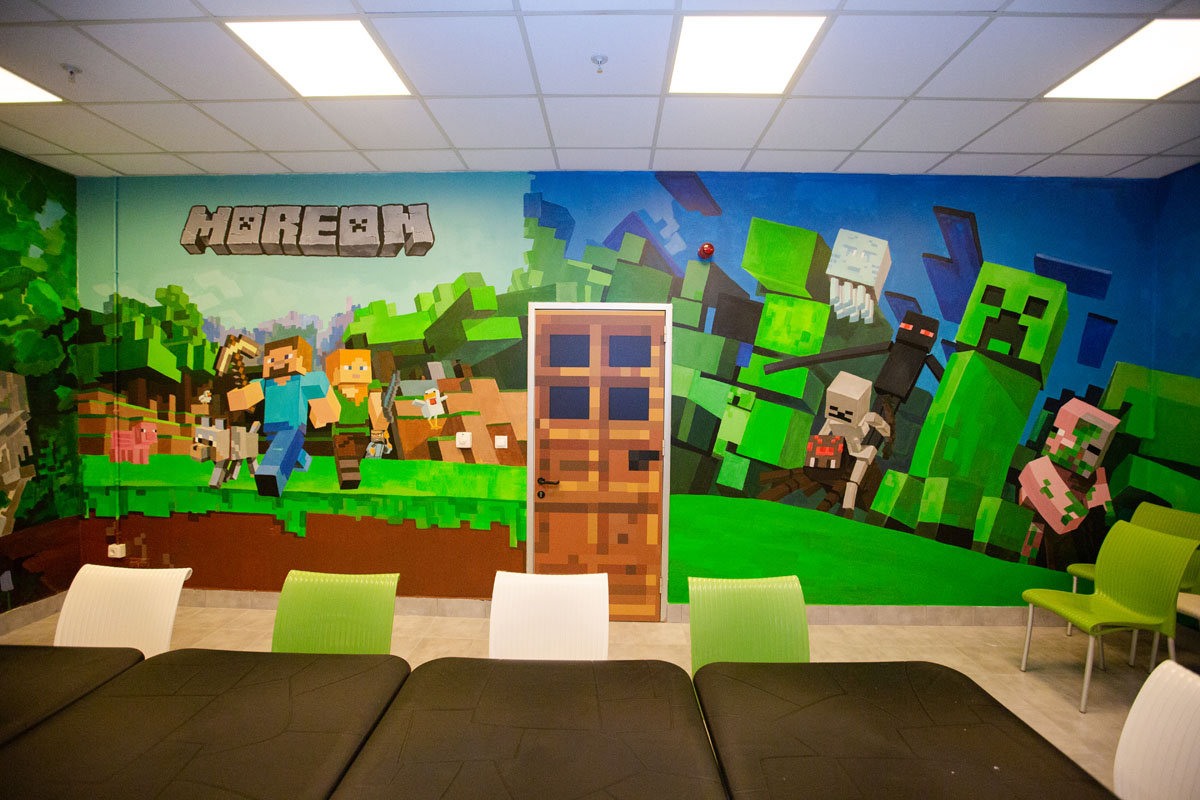 Банкетная комната Майнкрафт, аквапарк — фото 11