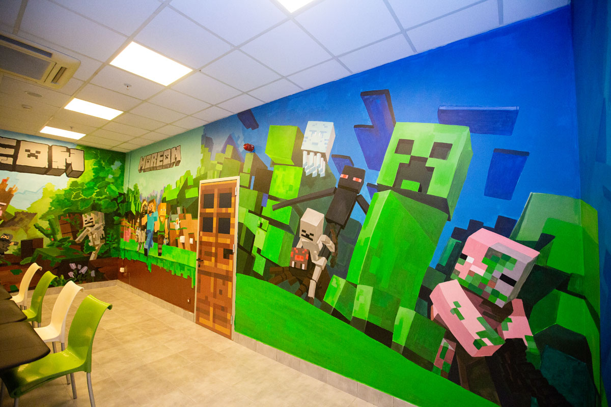 Банкетная комната Майнкрафт, аквапарк — фото 13