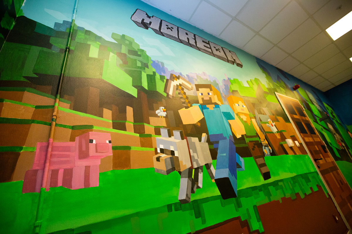 Банкетная комната Майнкрафт, аквапарк — фото 14