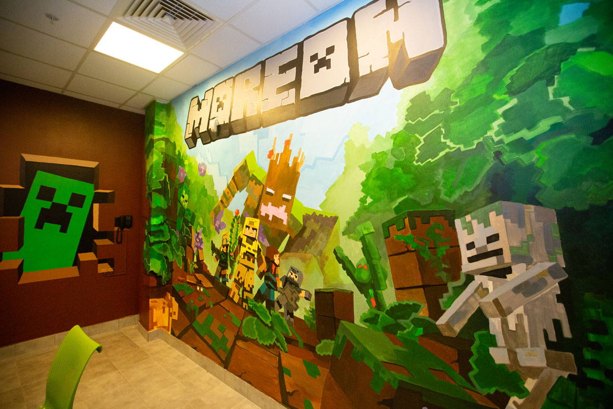 Банкетная комната Майнкрафт, аквапарк — фото 16