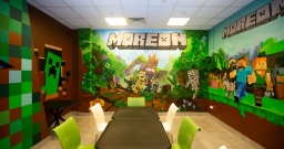 Банкетная комната Майнкрафт, аквапарк — фото 4