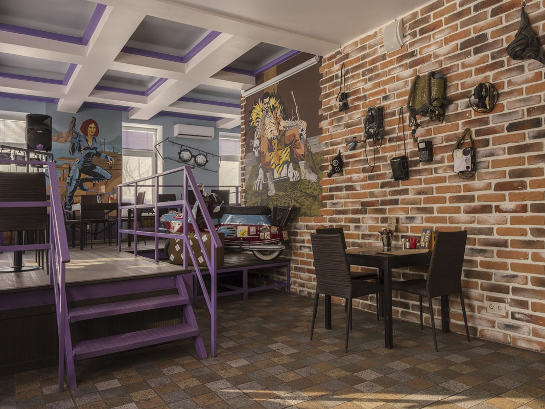 Основной зал — Арт-Кафе New Place Moscow