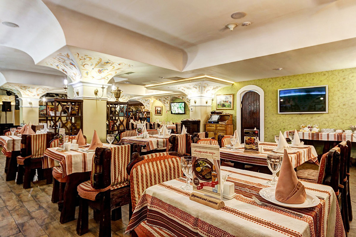 Ресторан Лепота — Трапезный зал, фото банкетного зала