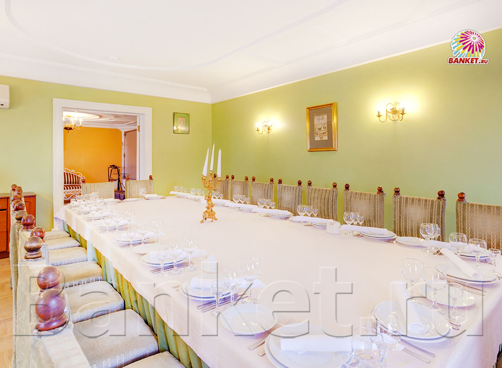 Зеленый зал — Ресторан Усадьба в Царицыно