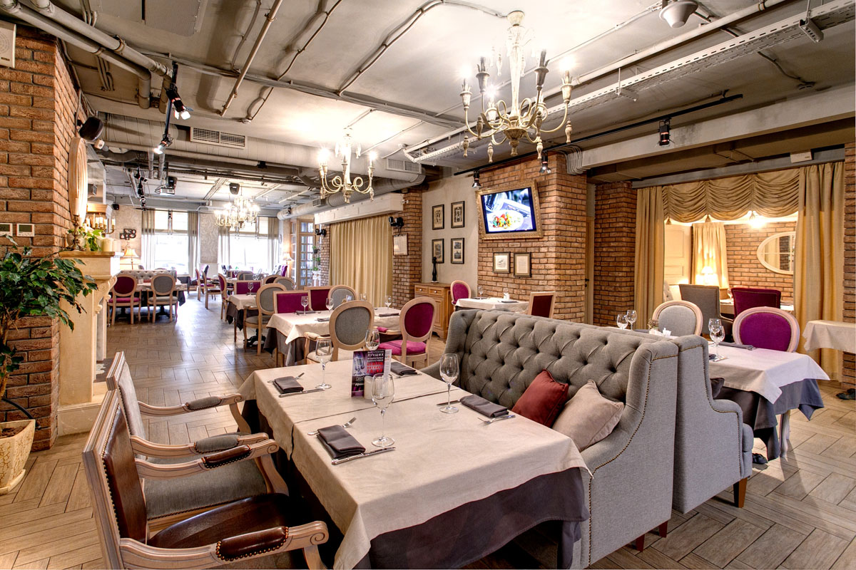 Итальянский ресторан Ларго — Итальянский Большой зал, фото банкетного зала