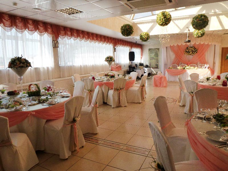 Ресторан при гостинице Лефортово — Банкетный зал Зимний сад, фото банкетного зала