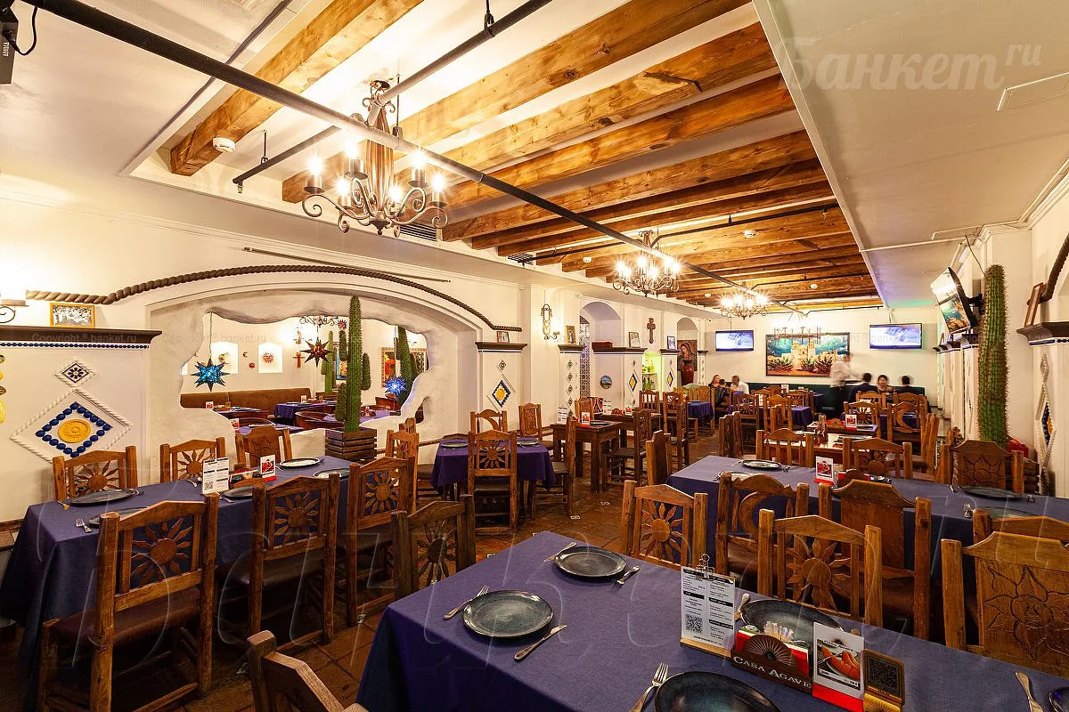 Casa Agave — Основной зал, фото банкетного зала