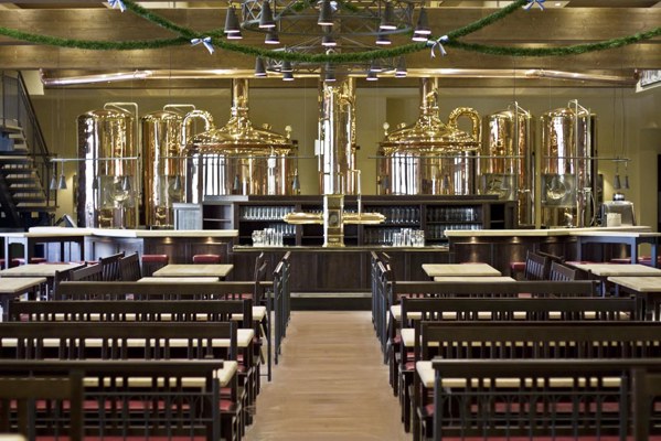 Лаунж зал — банкетный зал Paulaner Brauhaus Moscow Paveletsky