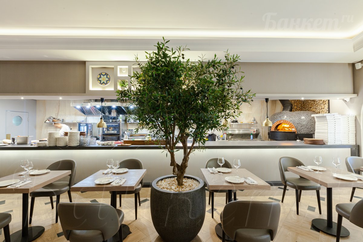 Зал с открытой кухней — фото 4