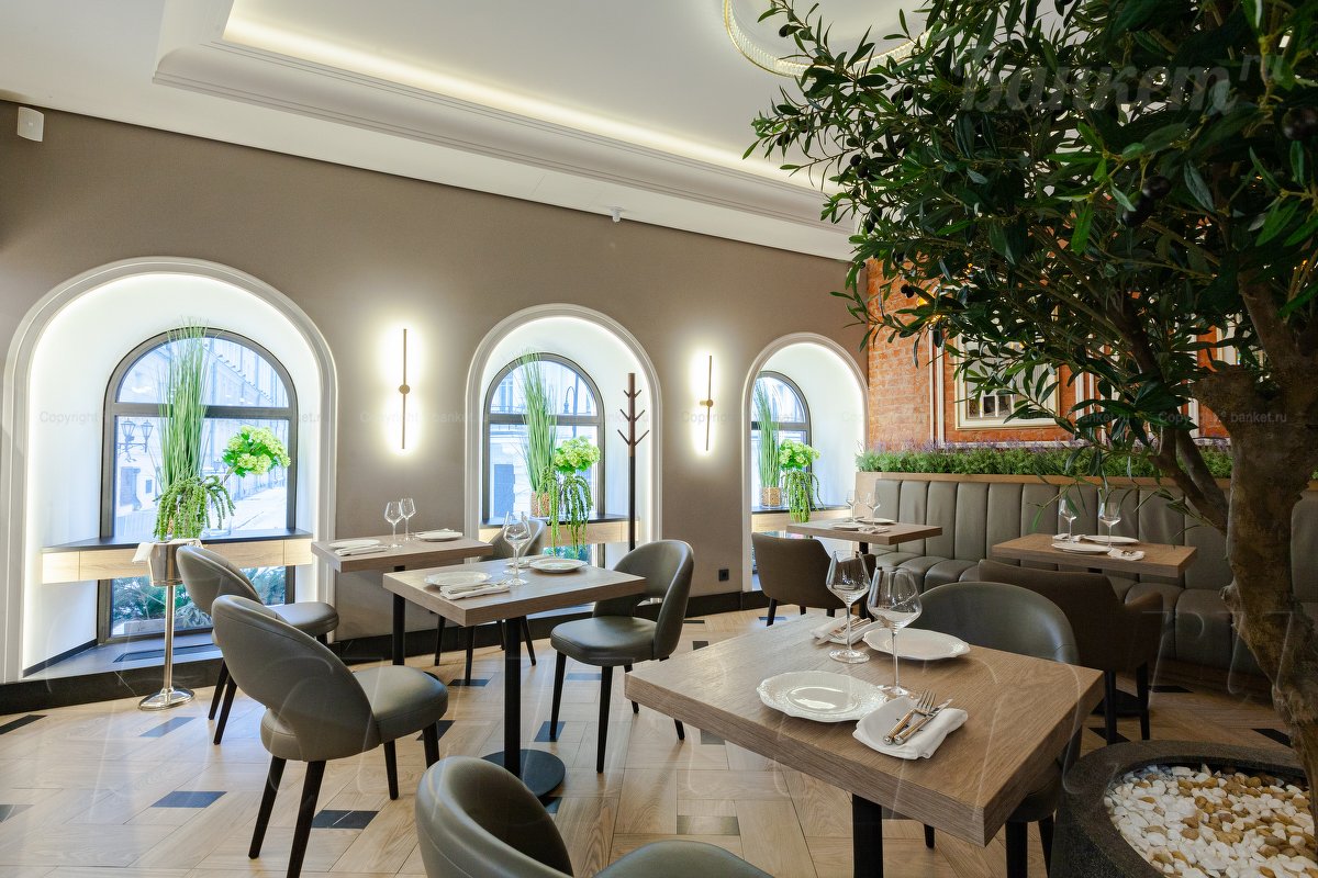 Зал с открытой кухней — фото 12