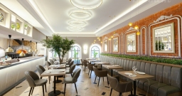 Зал с открытой кухней — фото 5