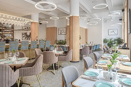 Основной зал — Ресторан 1870 Abrau-Durso Wine & Food, Москва