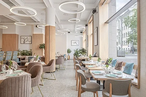 Основной зал — Ресторан 1870 Abrau-Durso Wine & Food, Москва