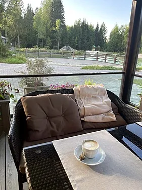 Пергола терраса — Загородный клуб Усадьба охотника, Москва