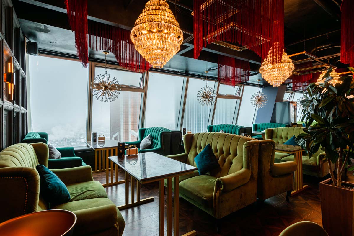 Высота 57 Lounge — Основной зал, фото банкетного зала
