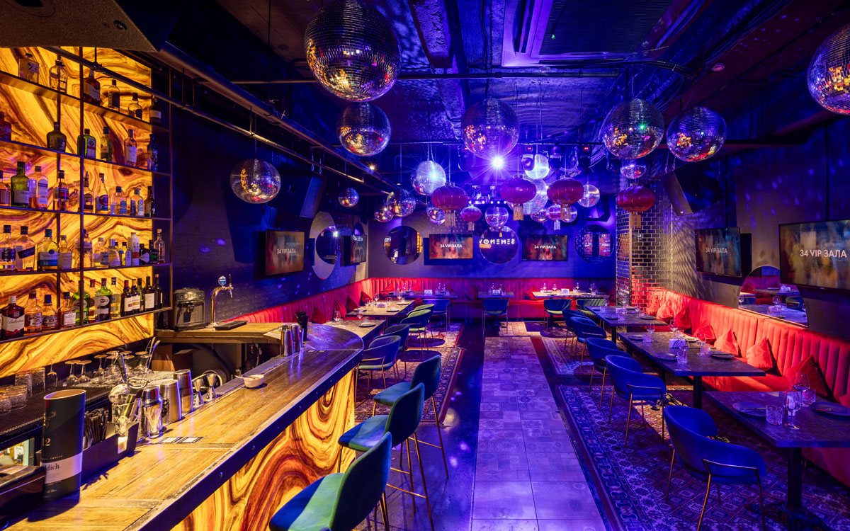 Semenov на Китай-Городе — Общий зал караоке, фото банкетного зала