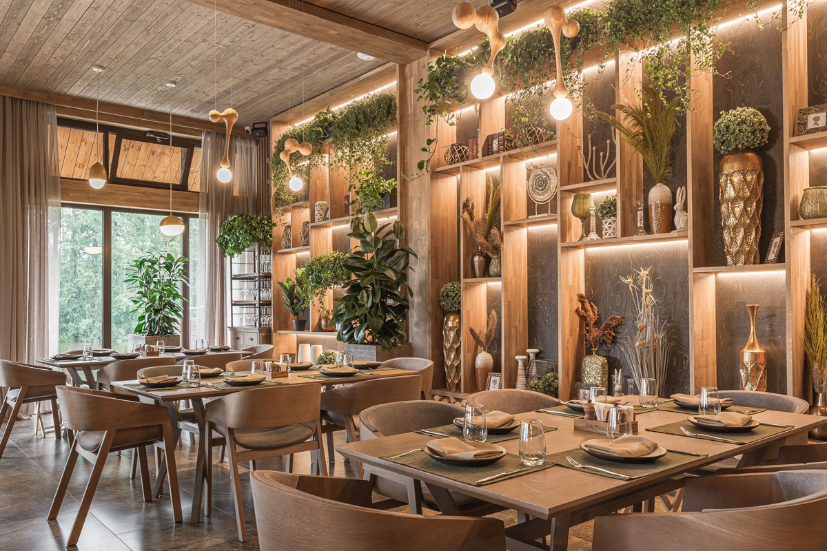 Зал Панорама — Ресторан Fish Point на Новой Риге