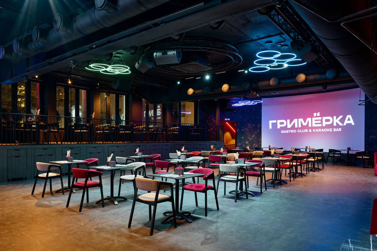 Основной зал — Гримёрка Gastro club & Karaoke bar