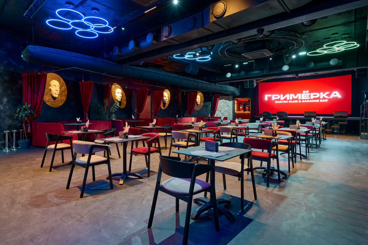 Основной зал — Гримёрка Gastro club & Karaoke bar