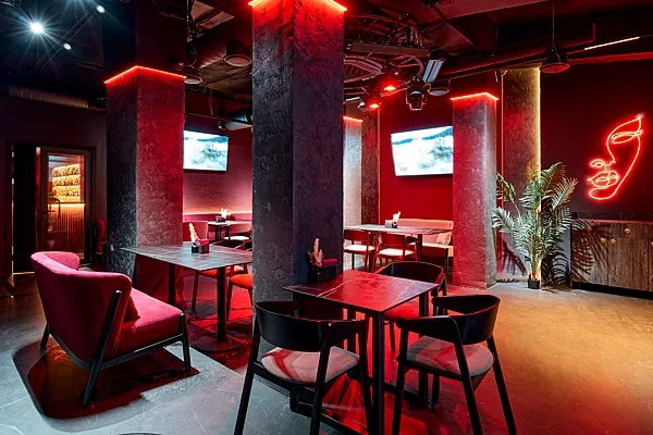 Гримерка Gastro club & Karaoke bar, Основной зал — фото