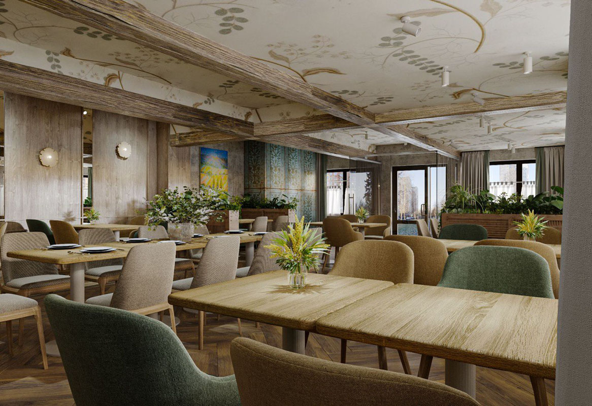 Основной зал — Osteria Mario на Бутырской