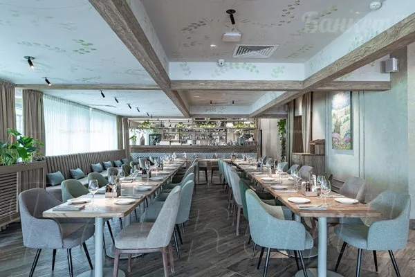 Osteria Mario на Бутырской, Основной зал — фото