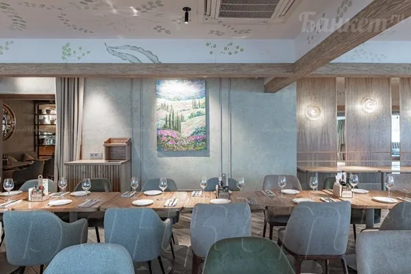 Osteria Mario на Бутырской, Основной зал — фото