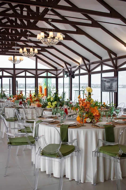 Мечты river club — Основной зал, фото банкетного зала