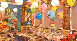 2-	Уровень.  Детское кафе «Занзибар» — интерьер зала