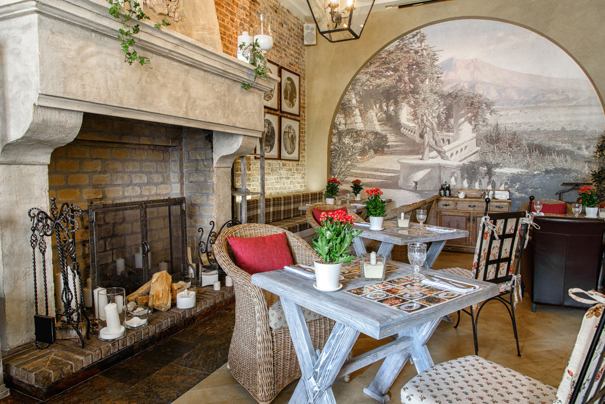 Каминный зал — Вилла Паста на Дмитровке / Villa Pasta