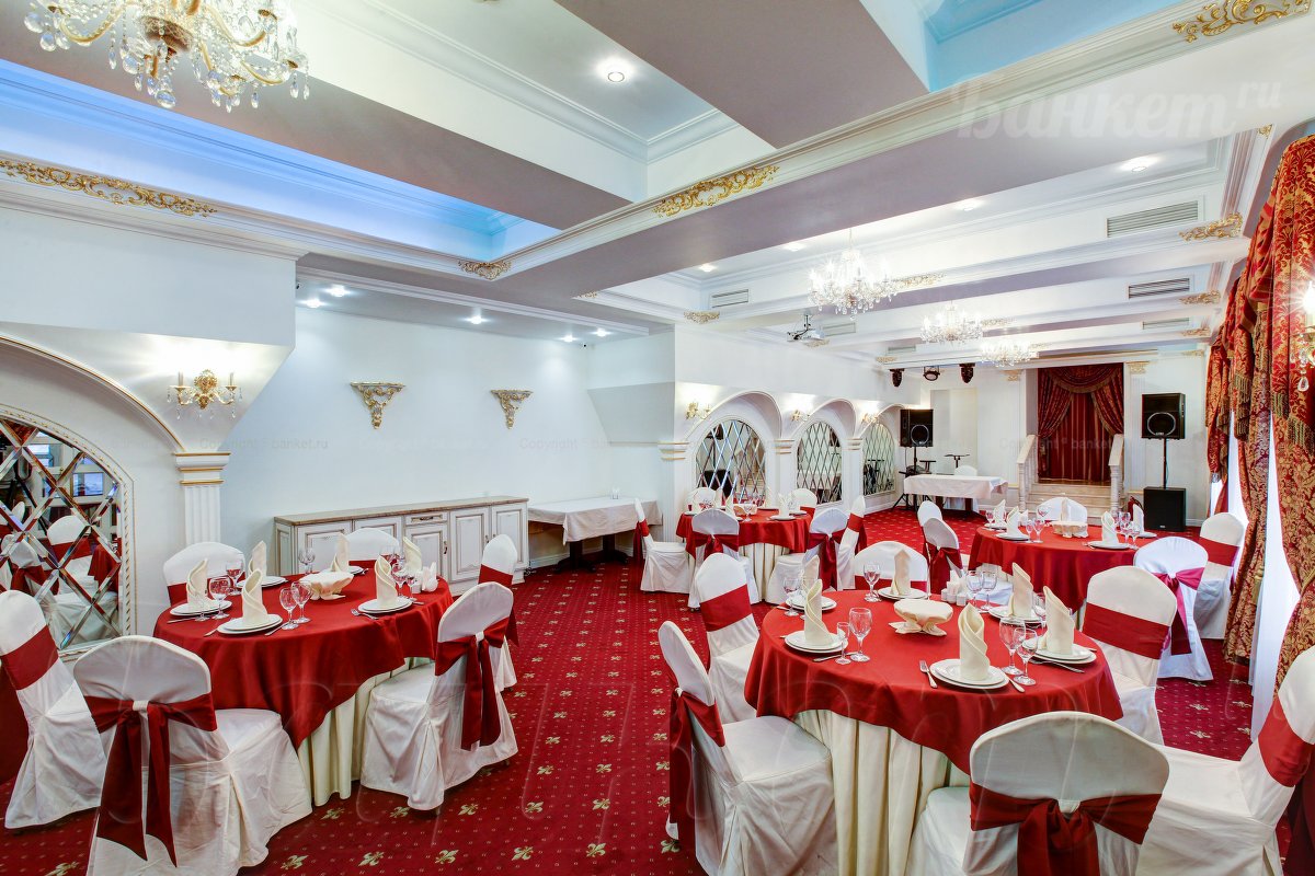 Баку Сити Ресторан-кафе. Банкетный зал — Банкетный зал, фото банкетного зала