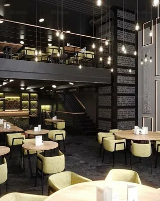 Хинкали и Вино — подробнее о зале