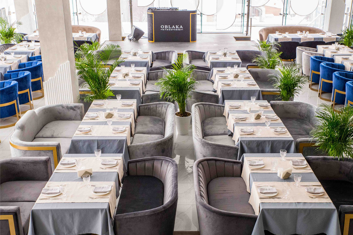 Зал Подиум — Ресторан Oblaka