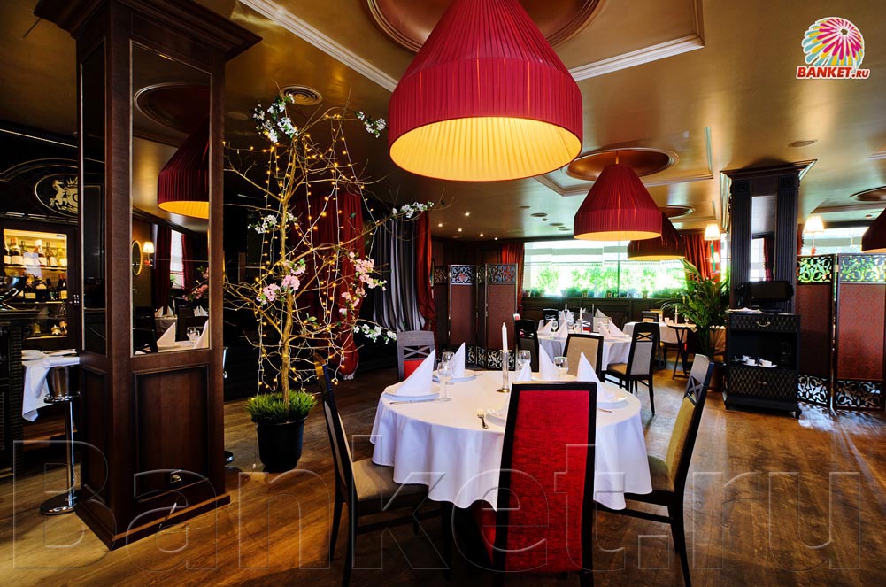 Ресторан Гарибальди — Банкетный зал, фото банкетного зала