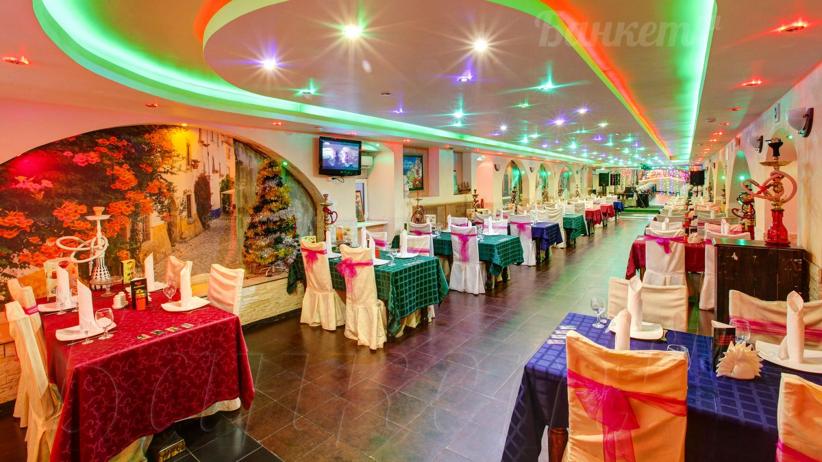 Веселый Апельсин — Основной зал, фото банкетного зала