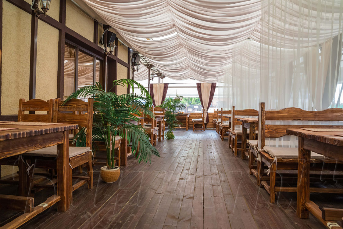 Lounge веранда — банкетный зал Ресторан Хуторок, фото