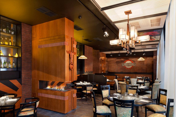 Малый зал (каминный) — Ресторан Mary Jane