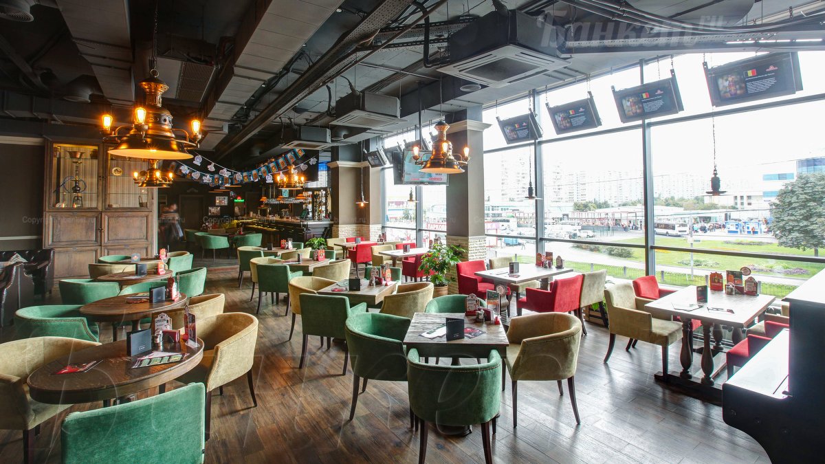 Темпл бар — Зал на втором этаже, фото банкетного зала