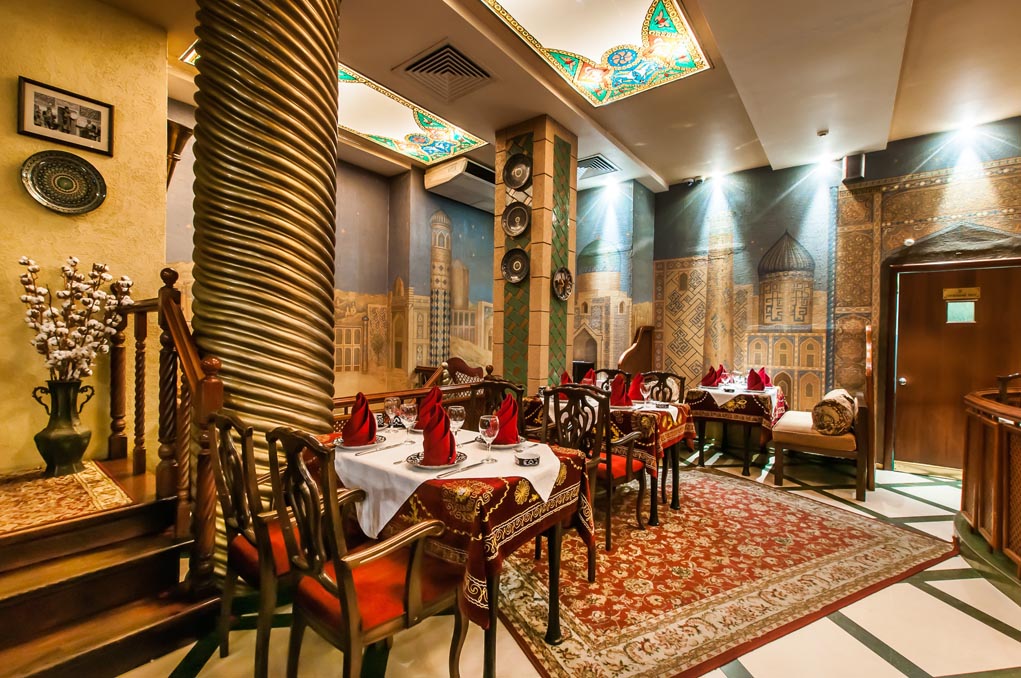 Ресторан Самарканд — Основной зал, фото банкетного зала