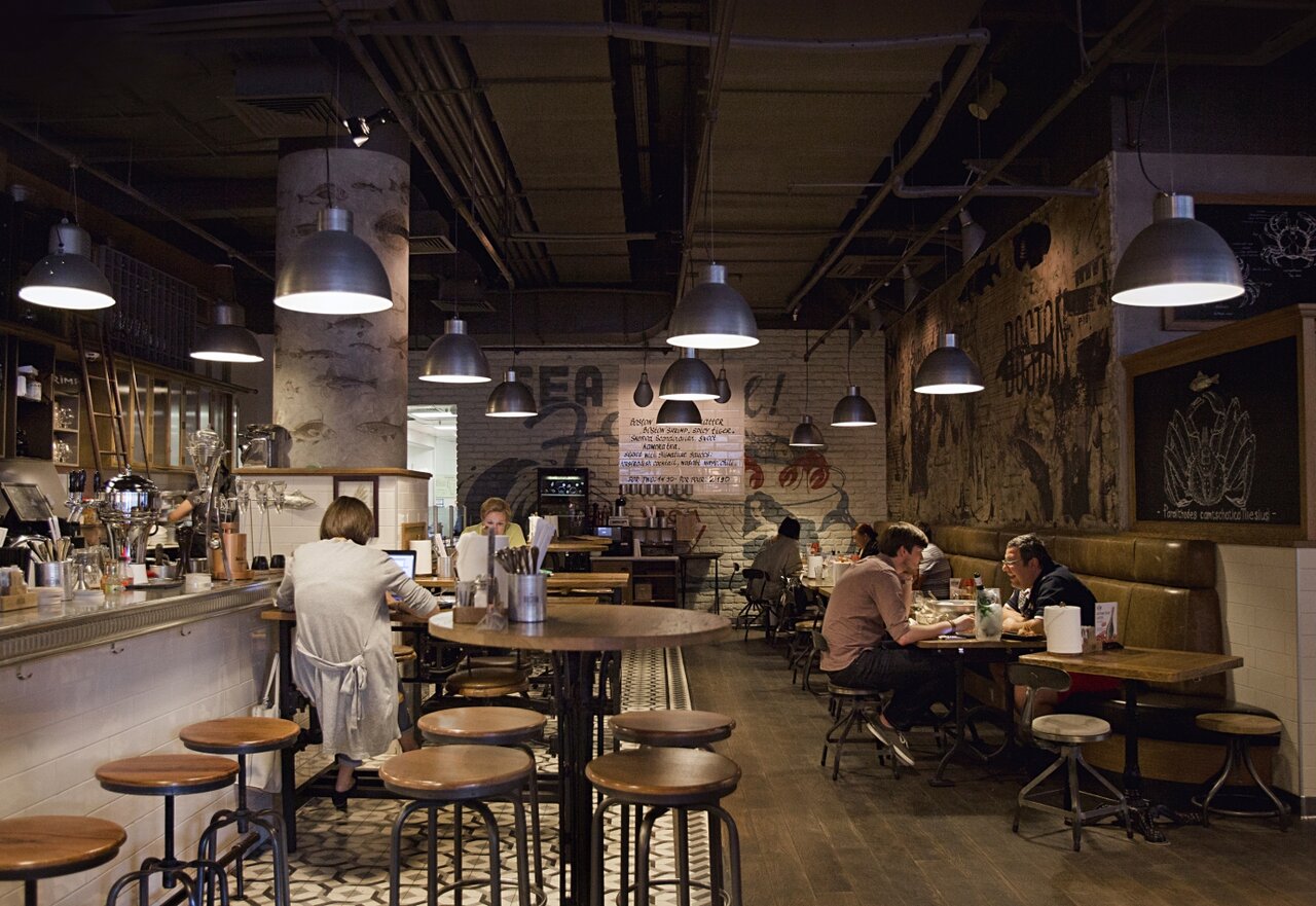 Boston Seafood & Bar — банкетный зал Boston Seafood & Bar, фото