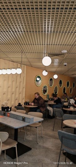 Вкусвилл кафе Вкусвилл кафе — интерьер зала