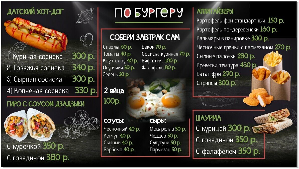 По бургеру — По бургеру