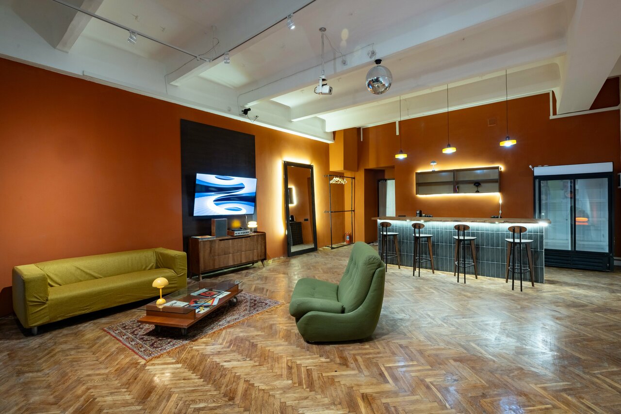 Зал — банкетный зал Retro Loft, фото