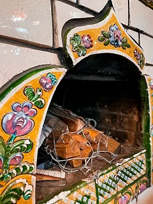 Русская изба, Зал — фото