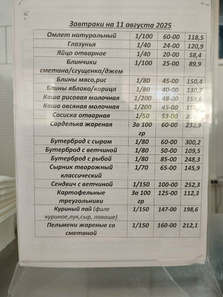 Зал — Порция