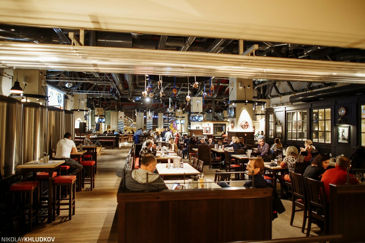 Paulaner Bräuhaus — Зал, фото банкетного зала